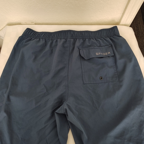 Spyder Men's Slate Blue Board Shorts - Picture 3 of 4